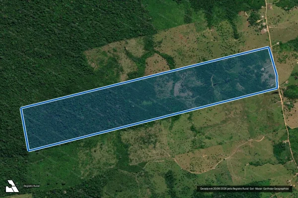 Imagem de satélite de FAZENDA SÃO RAIMUNDO – GLEBA CUPARI / Parte 1