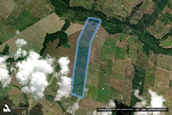 Imagem de satélite de FAZENDA VALE VERDE - 001 em Cidelândia - MA