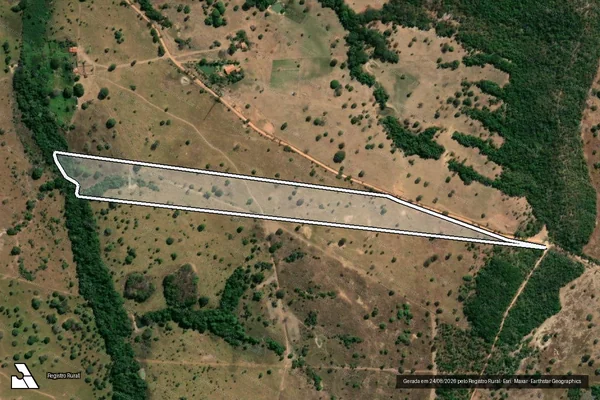 Imagem de satélite de Fazenda São José - Gleba 02 em Itapirapuã - GO
