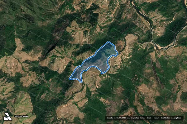 Imagem de satélite de BARRA DO TANQUE - Parte 1 em Ferros - MG