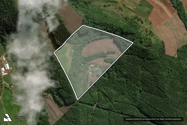 Imagem de satélite de SÍTIO DA ESTRADA BOA - Parte 1 em Catanduvas - SC