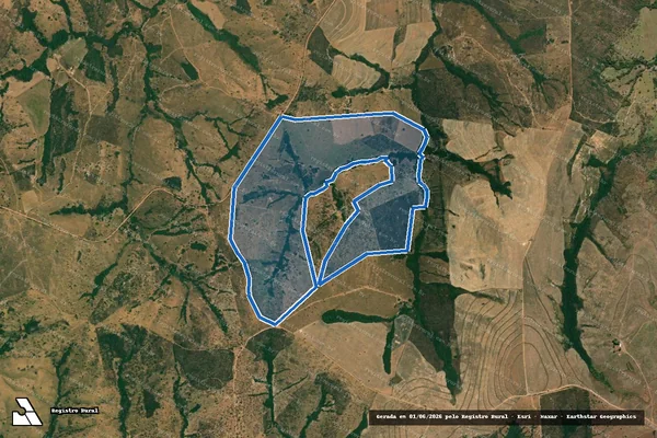 Imagem de satélite de FAZENDA LAGEADO - Gleba 2 em Corumbaíba - GO
