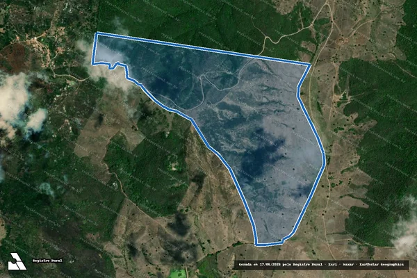 Imagem de satélite de Fazenda Santo Antônio II - Parte 1 em Gurinhém - PB