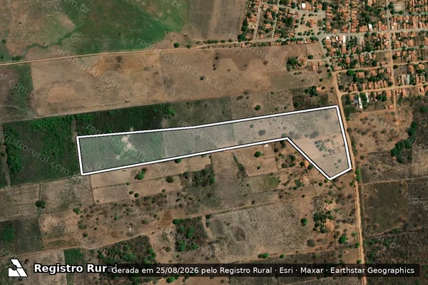 Imagem de satélite de FAZENDA GUARIBAS - Parte 2 em Icaraí de Minas - MG
