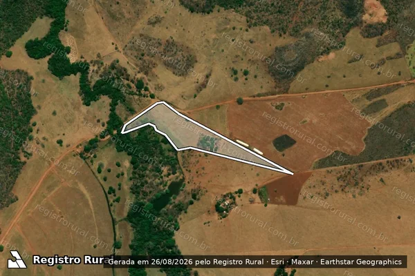 Imagem de satélite de PROJETO DE ASSENTAMENTO MARIA CÍCERA DAS NEVES - Lote 98 ? Gleba B em Vila Propício - GO