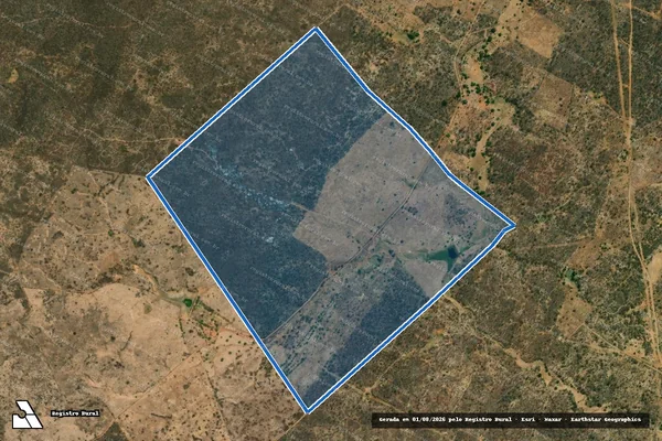Imagem de satélite de Sitio Barra Nova - Parcela 1 em Simões - PI