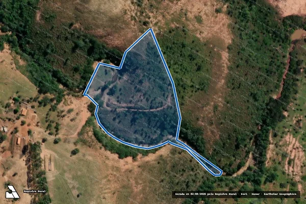 Imagem de satélite de Fazenda Córrego Bonito II - PARCELA 02 em Tiros - MG