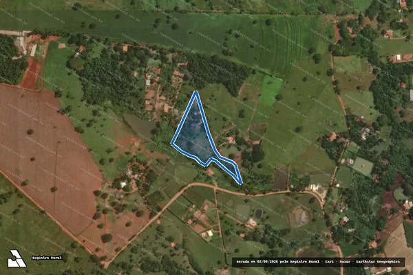 Imagem de satélite de FAZENDA SÃO DOMINGOS - Parte 1 em Santo Antônio de Goiás - GO