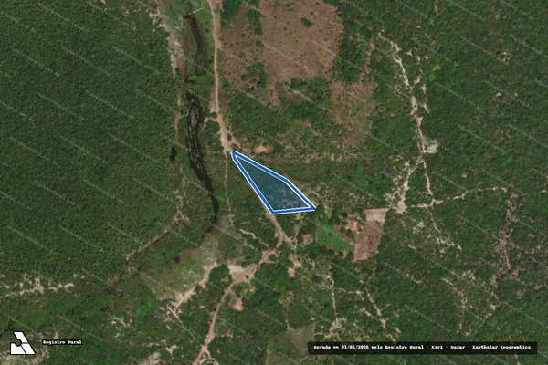 Imagem de satélite de BURITI DOS BRITOS - Parte 7 em Esperantina - PI