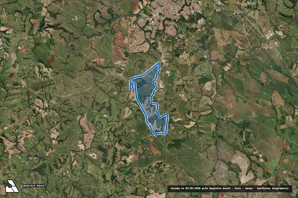 Imagem de satélite de FAZENDA SÃO BERNARDO GLEBA 04 - ÁREA 03 - REMANESCENTE em Capivari - SP