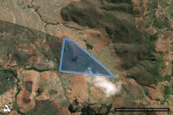 Imagem de satélite de Fazenda Olhos D água do Pé da Serra - Lote 02 - Parte 5 em Maracás - BA