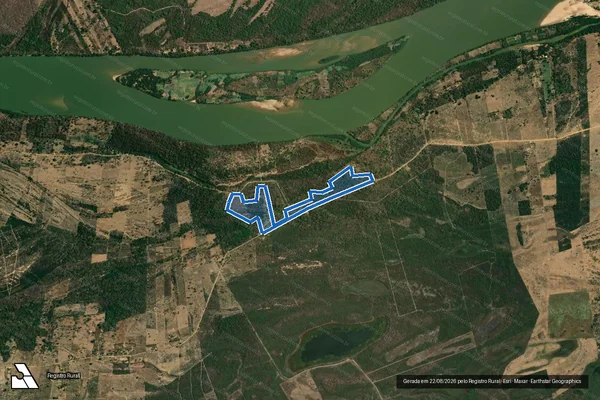 Imagem de satélite de Lote 14 - Projeto de Assentamento São Francisco II - Parte 1 em São Francisco - MG