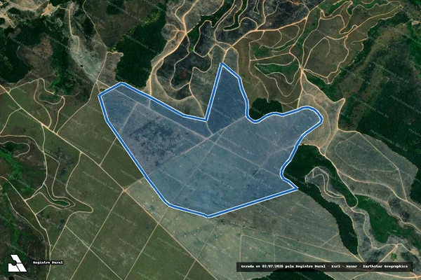Imagem de satélite de FAZENDA SÃO ROQUE - Parcela 1 em Atalaia - AL
