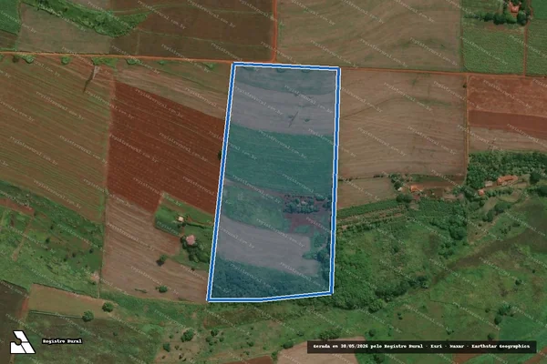 Imagem de satélite de P. A. Bela Vista do Chibarro - Gleba 146 - Lote 149 - Gleba 146 ? Lote 149 em Araraquara - SP