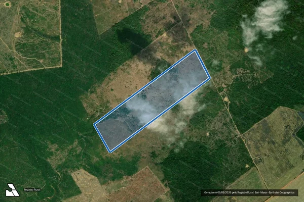 Imagem de satélite de P.A NASCENTE DO RIO AZUL / FAZENDA 3 IRMAOS / LOTE 24 / Parcela 1