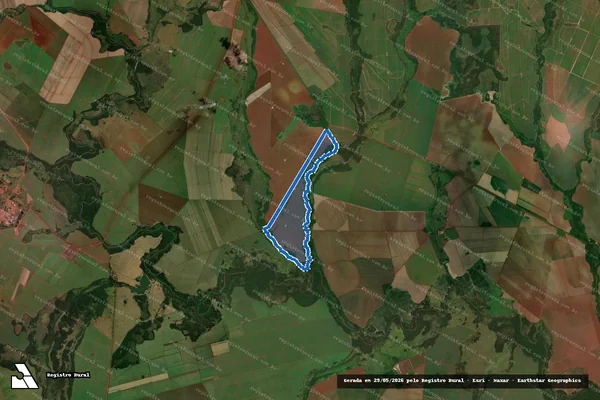 Imagem de satélite de Fazenda Campo Verde - Gleba ?B? em Nova Alvorada do Sul - MS