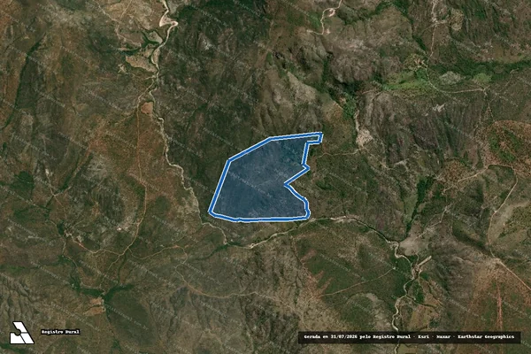 Imagem de satélite de FAZENDA PEDREGULHO - Parte 1 em Bocaiúva - MG