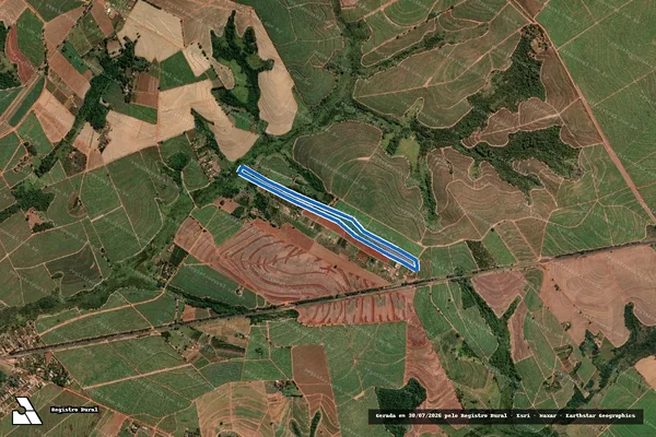 Imagem de satélite de Sitio Santa Maria - PARTE 1 em Paraíso - SP