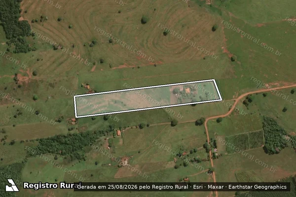 Imagem de satélite de ESTANCIA SANTA MARIA - Matrícula 31.615 em Jales - SP