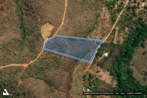 Imagem de satélite de FAZENDA COQUEIRO - GLEBA 05 em Santana do Riacho - MG