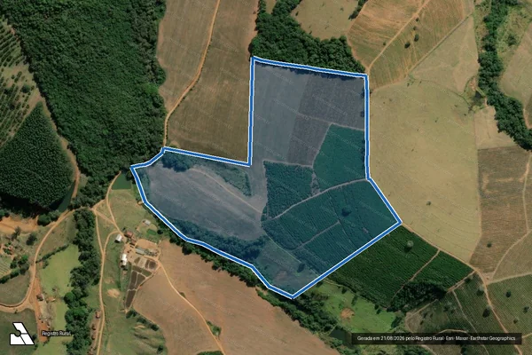 Imagem de satélite de SÍTIO HENRIQUES - Parte 1 em São Pedro da União - MG