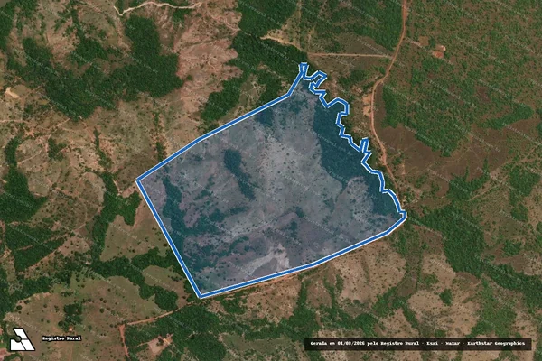 Imagem de satélite de Fazenda Bom Jardim em Araguacema - TO