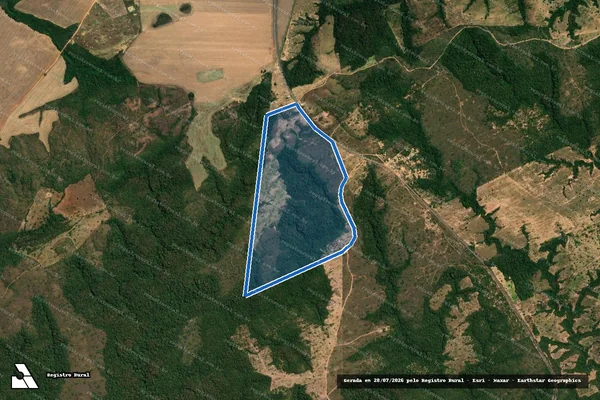 Imagem de satélite de FAZENDA SANTA FÉ ? II - Parte 1 em Rosário Oeste - MT