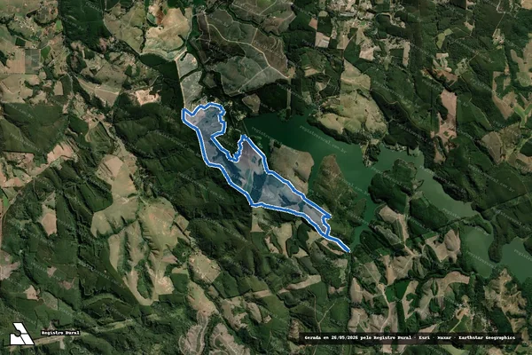 Imagem de satélite de FAZENDA PILAR  - GLEBA B-1B em Pilar do Sul - SP