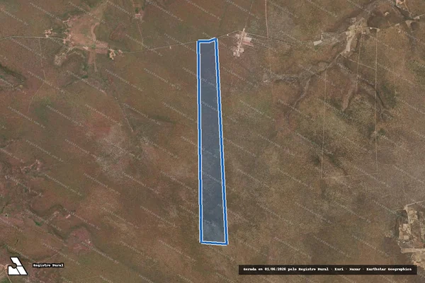 Imagem de satélite de CHAPADA DO CURRAL DE PEDRAS - Parte 1 em Socorro do Piauí - PI