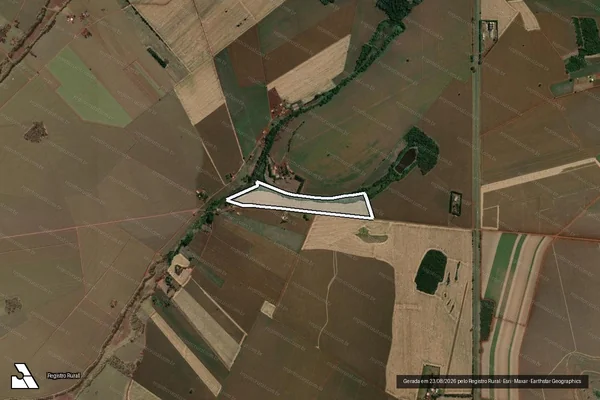 Imagem de satélite de Situado na Fazenda Santa Tereza em Ourinhos - SP