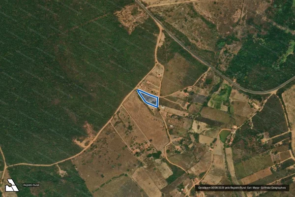 Imagem de satélite de FAZENDA JACU - Parte 1 em Rio Pardo de Minas - MG