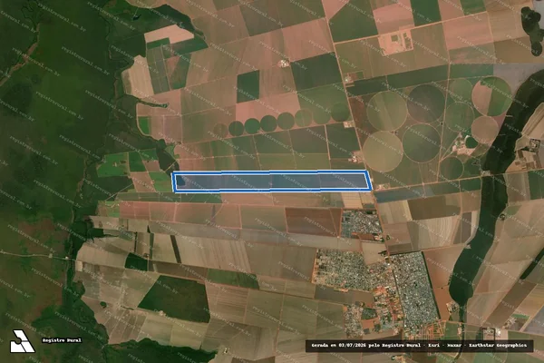 Imagem de satélite de Fazenda Utiariti - Matrícula 1028 em Campo Novo do Parecis - MT