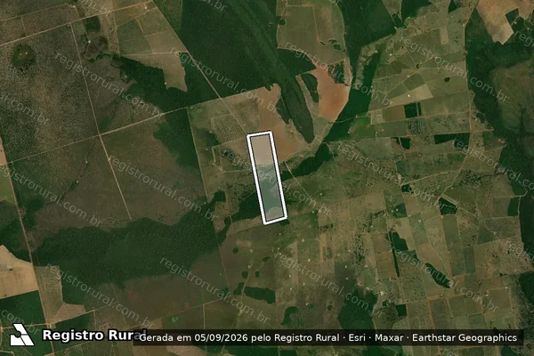 Imagem de satélite de P. A. GUAPORÉ – LOTE 110 / Parte 1