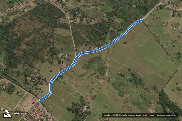 Imagem de satélite de Fazenda São José - Área Desapropriação em Conceição da Feira - BA
