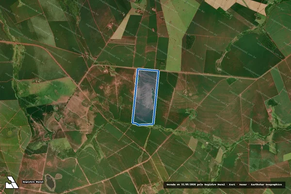 Imagem de satélite de FAZENDA CABECEIRA ALTA - florentina em Caarapó - MS