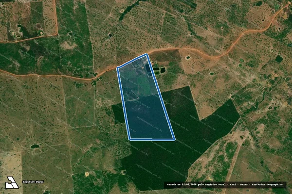 Imagem de satélite de CHÁCARA SÃO JORGE - Parte 1 em Conceição do Lago-Açu - MA
