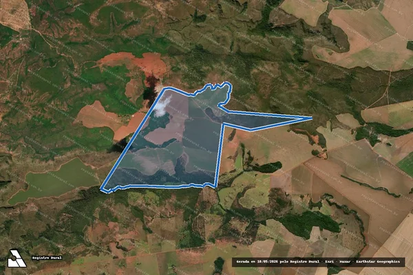 Imagem de satélite de FAZENDA ESTRELA A e B - JOSÉ LUIZ em Guiratinga - MT