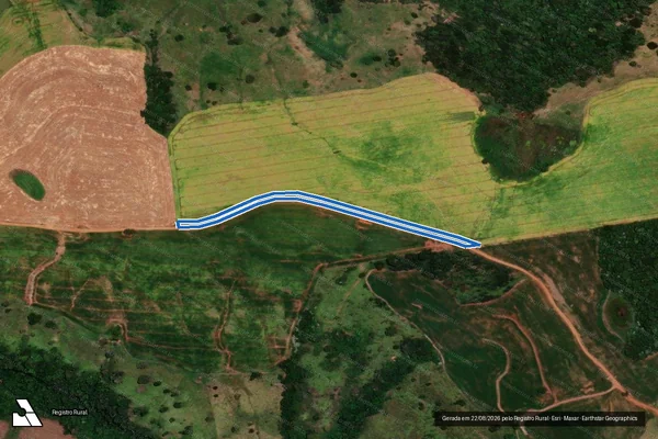 Imagem de satélite de Fazenda Imperial 1 - Estrada Municipal de Rosário do Ivaí-PR 2 em Rosário do Ivaí - PR