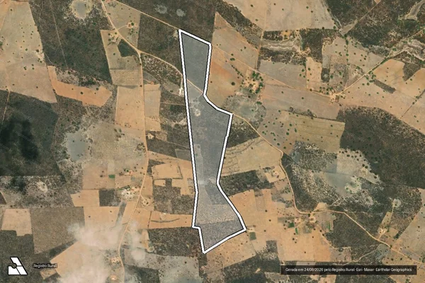 Imagem de satélite de FAZENDA MILHO NOVO-LOTE 492 - Parte 1 em Ouricuri - PE