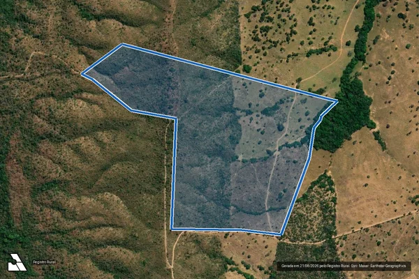 Imagem de satélite de FAZENDA SANTA BÁRBARA DO PIRACANJUBA - GLEBA 02 em Orizona - GO
