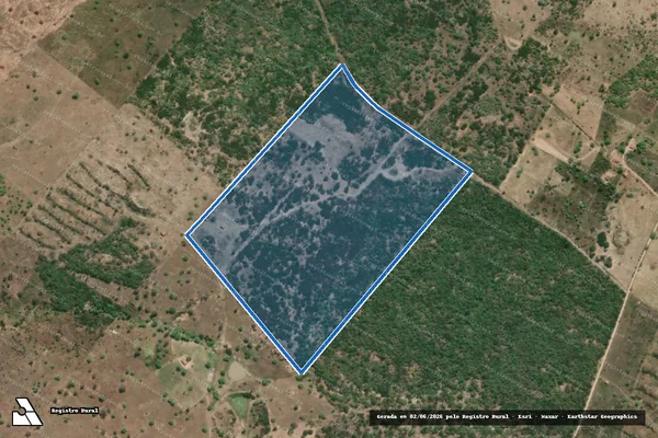Imagem de satélite de Fazenda Serra dos Cavalos; Serra dos Cavalos de Cima e Cuiambuca - Parcela 02 em Itaíba - PE