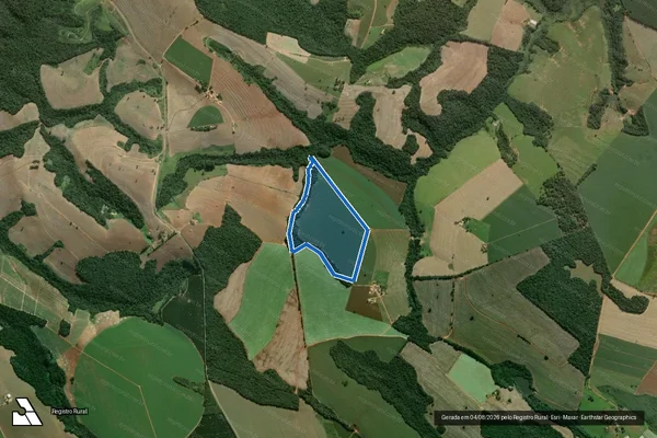 Imagem de satélite de Fazenda Cercado Novo - Parte 3 em Itapeva - SP
