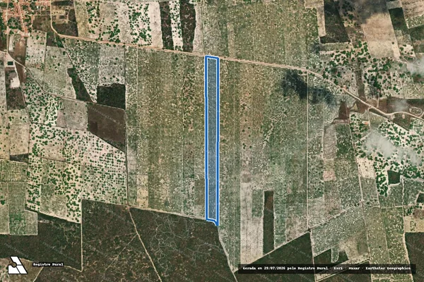 Imagem de satélite de FAZENDA VALE SANTA MARIA ? PARCELA 11A - Parte 1 em Palhano - CE