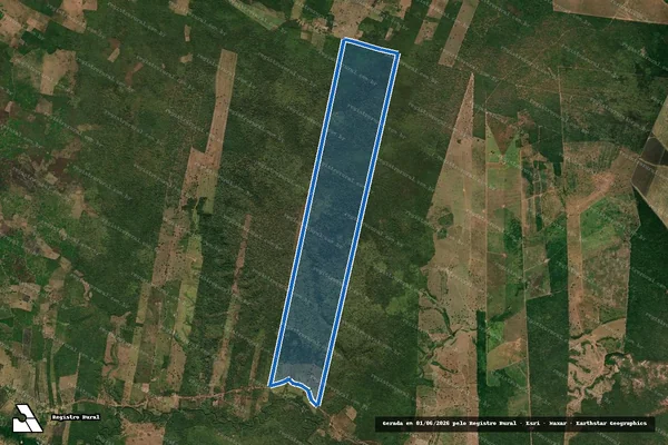 Imagem de satélite de FAZENDA BOM PARAISO - Parcela 1 em Colinas - MA
