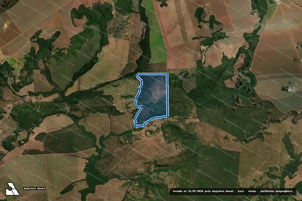 Imagem de satélite de FAZENDA DOIS CORAÇÕES - Mat. 2.226 em Campo Verde - MT