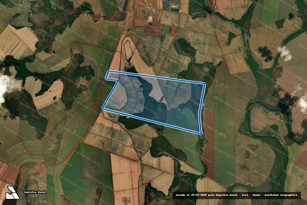 Imagem de satélite de FAZENDA CANADÁ IV PARTE II - Parte 1 em Edéia - GO