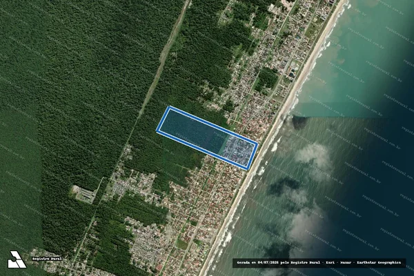 Imagem de satélite de LOTE XX - Parte 1 em Matinhos - PR