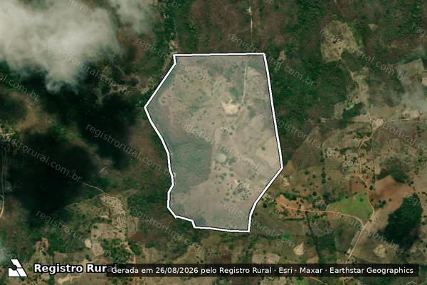 Imagem de satélite de SITIO DOZE - Parte 1 em Massaranduba - PB