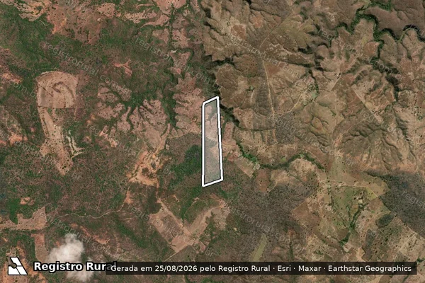 Imagem de satélite de FAZENDA TAPERA - Parte 1 em São Francisco - MG