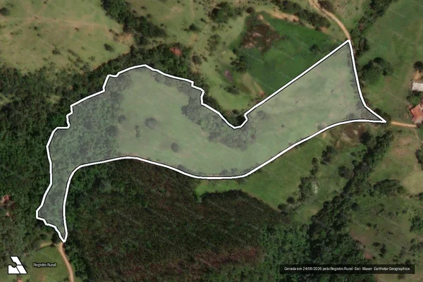 Imagem de satélite de Fazenda Retiro - Gleba B em Pratápolis - MG